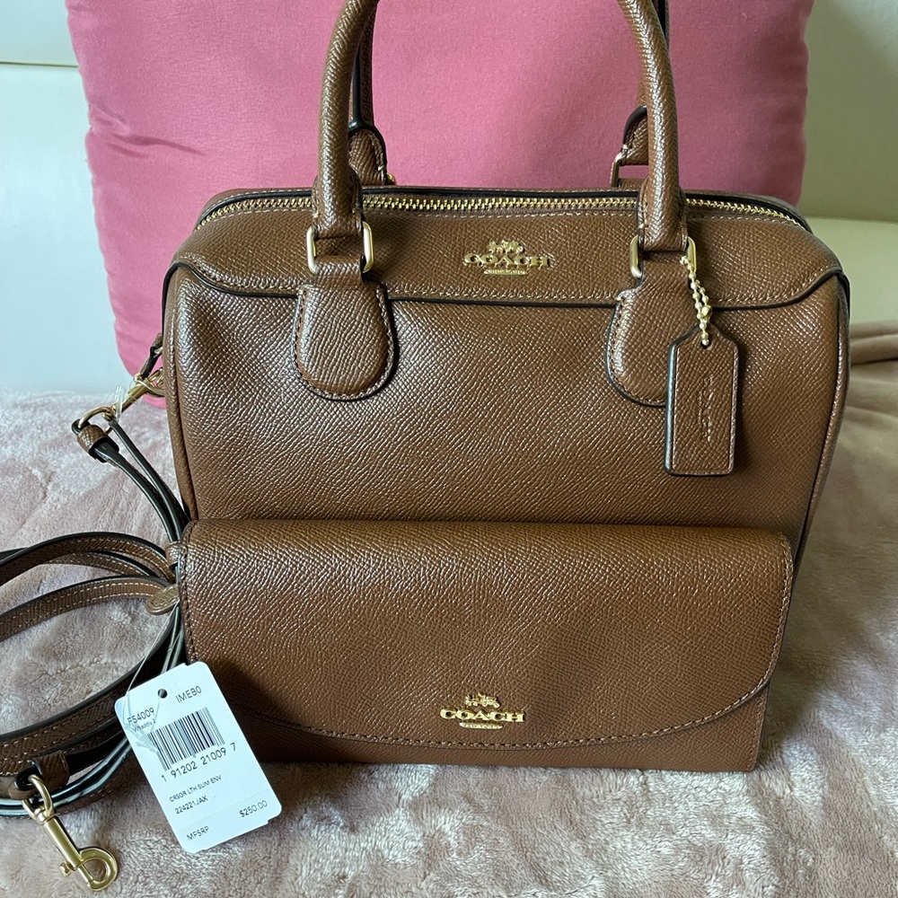 NWT COACH Mini Bennett Satchel BagF32202&F54009set